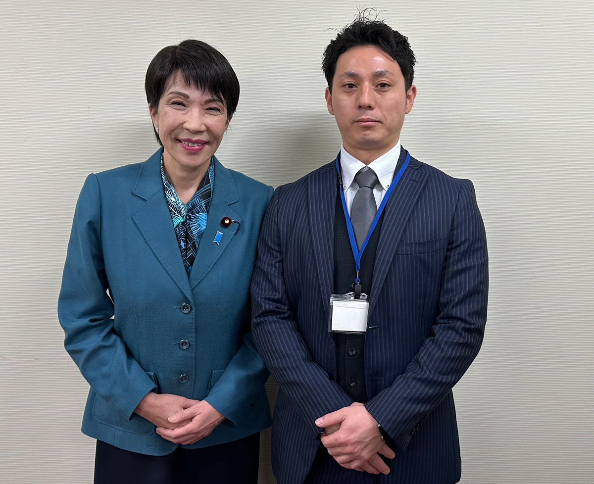 長尾敬氏のトークショー参加時の写真